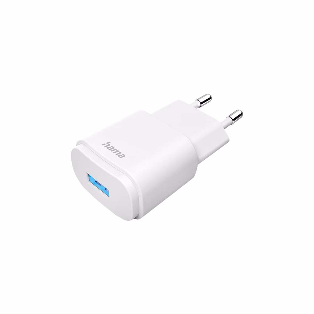 Hálózati adapter HAMA USB-A 6W fehér