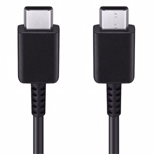 Hálózati adapter SAMSUNG EP-T1510EBE/EP-DA705BBE USB-C 15W PD QC + USB-C kábel fekete