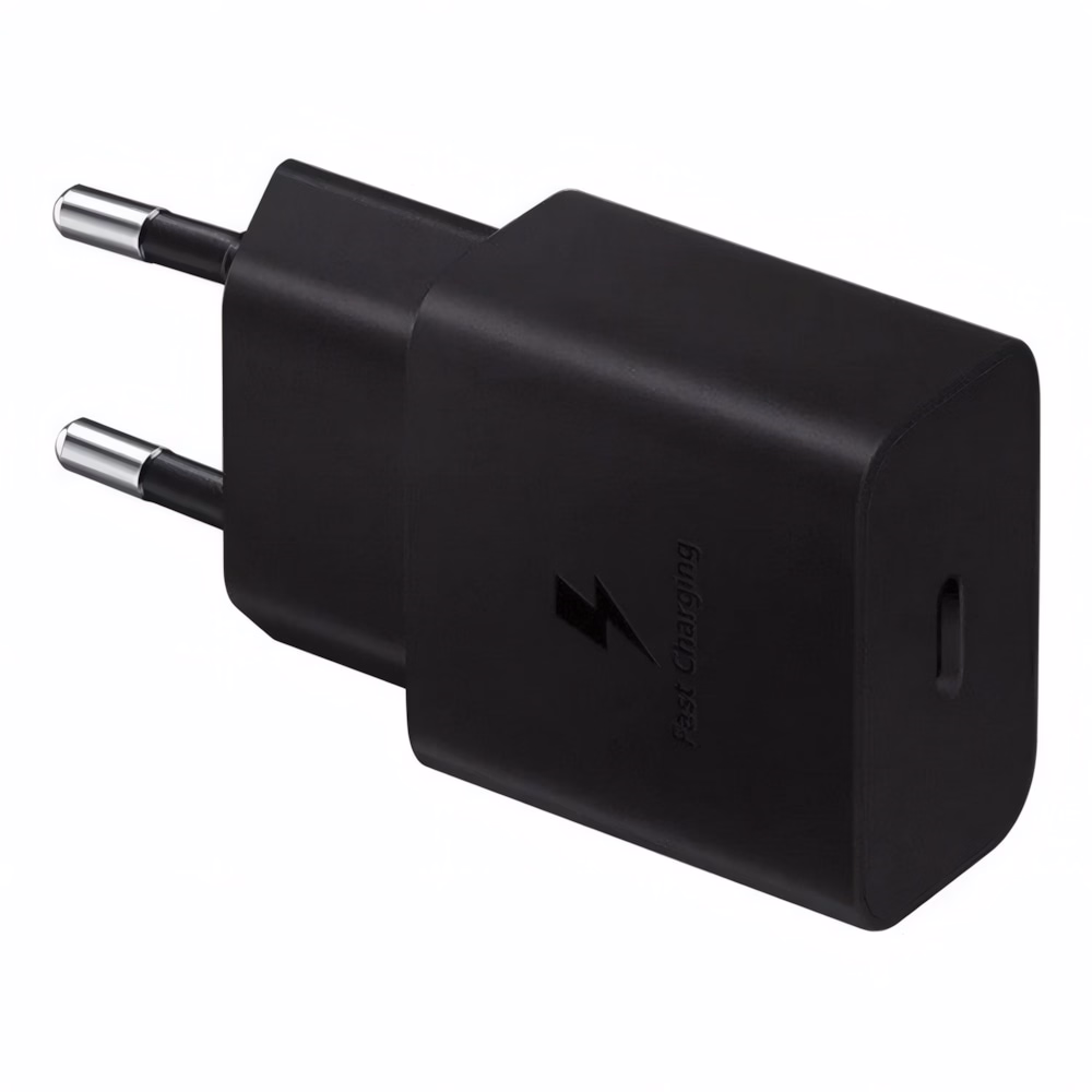Hálózati adapter SAMSUNG EP-T1510NBEGEU USB-C 15W PD QC fekete