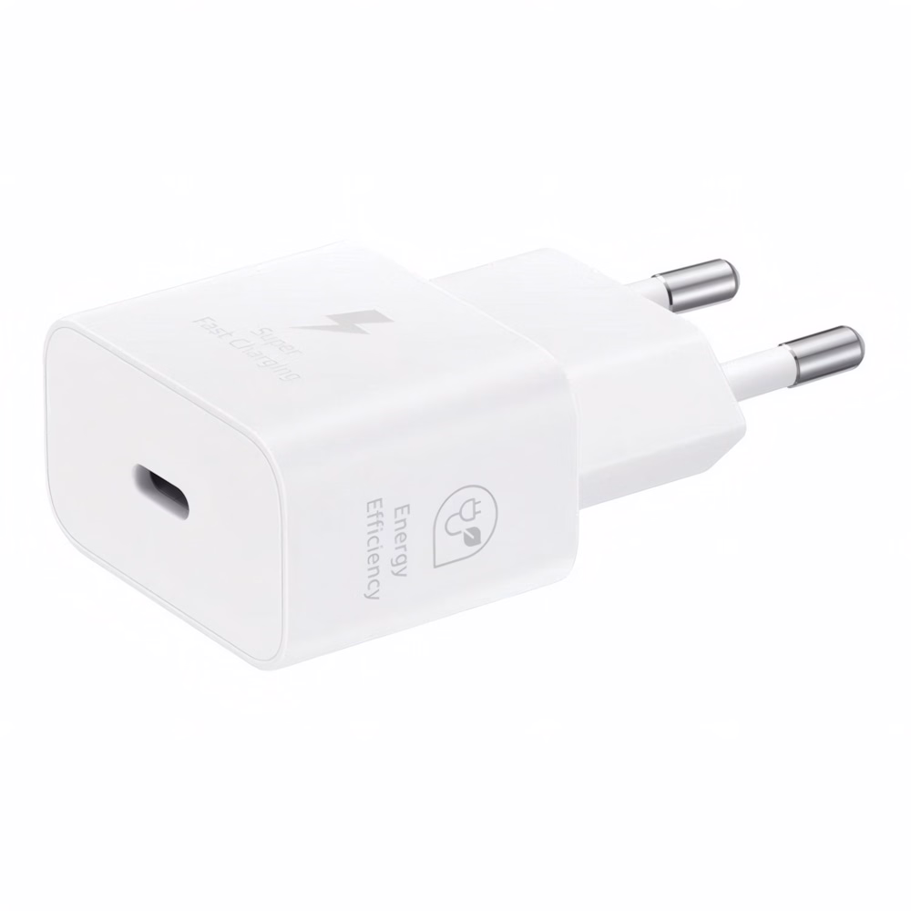 Hálózati adapter SAMSUNG EP-T2510NWEGEU USB-C 25W PD QC fehér