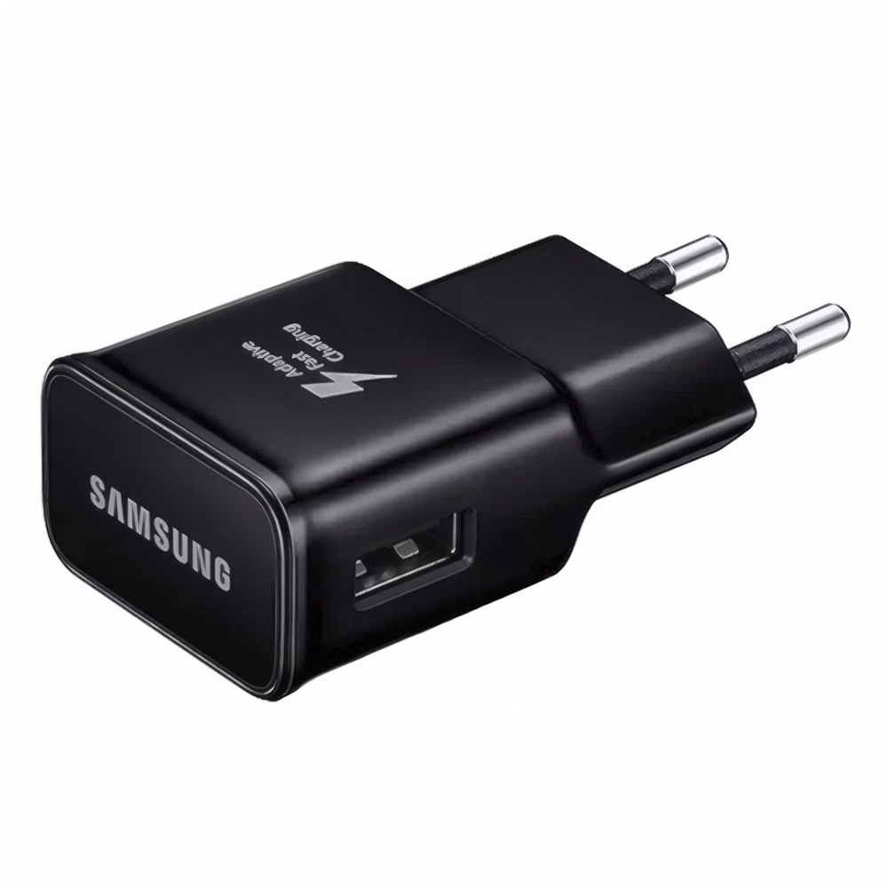 Hálózati adapter SAMSUNG EP-TA200EBE USB-A 15W QC fekete