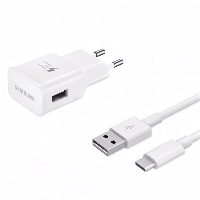 Hálózati adapter SAMSUNG EP-TA200EWE/EP-DR140 USB-A 15W QC + 0,8m Micro USB kábel fehér