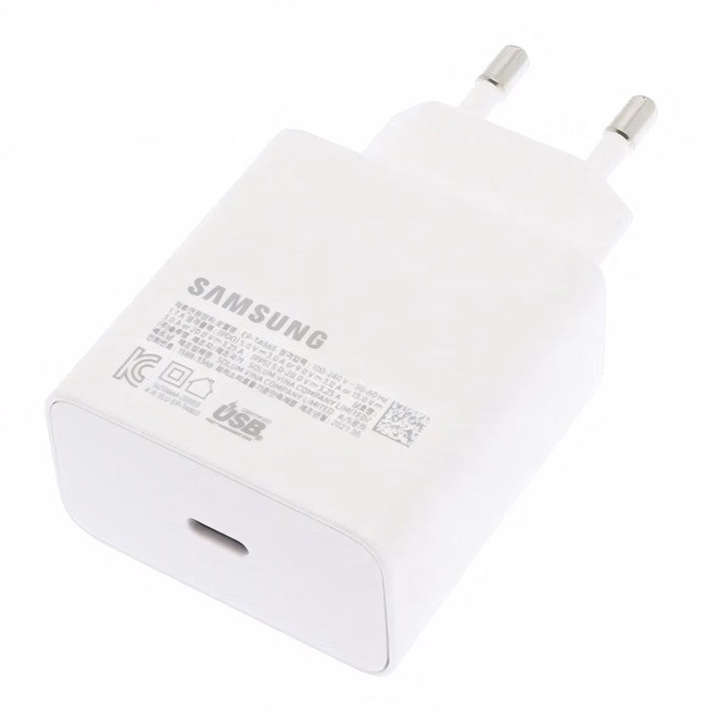 Hálózati adapter SAMSUNG EP-TA865XWEGWW USB-C 65W PD QC fehér