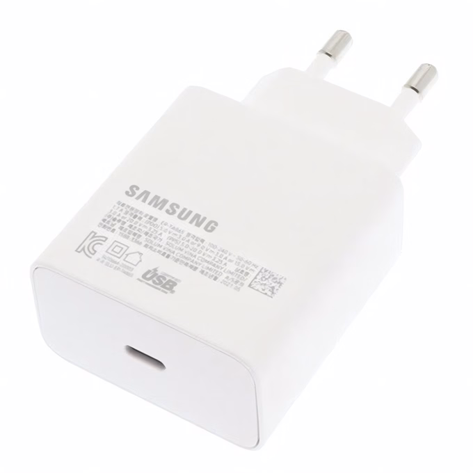 Hálózati adapter SAMSUNG EP-TA865XWEGWW USB-C 65W PD QC fehér