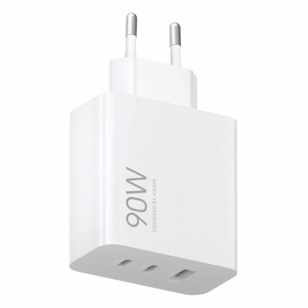 Hálózati adapter XIAOMI BHR087MEU 2xUSB-C 90W QC fehér