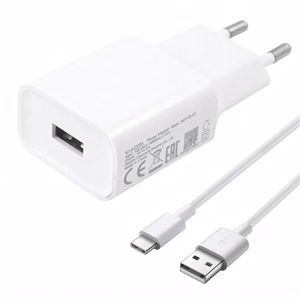 Hálózati adapter XIAOMI MDY-08-EO/EI_TYPEC USB-A 10W QC + USB-C kábel fehér