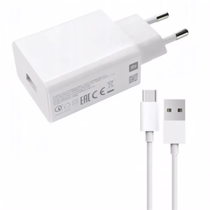 Hálózati adapter XIAOMI MDY-10-EF/LB4173U0324503(D) USB-A 18W QC + USB-C kábel fehér