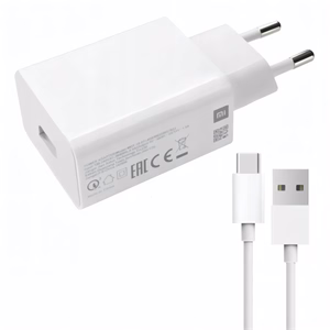 Hálózati adapter XIAOMI MDY-11-EP/LB4173U0324503(D) USB-A 22,5W QC + USB-C kábel fehér
