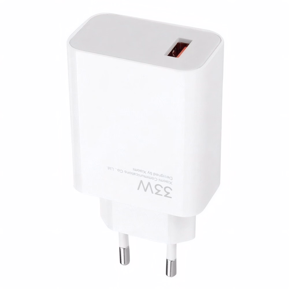 Hálózati adapter XIAOMI MDY-16-EF USB-A 33W PD QC fehér