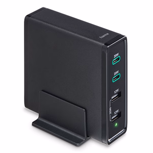 Hálózati töltő HAMA 2xUSB/2xUSB-C 60W fekete Hálózati töltő HAMA 2xUSB/2xUSB-C 60W fekete