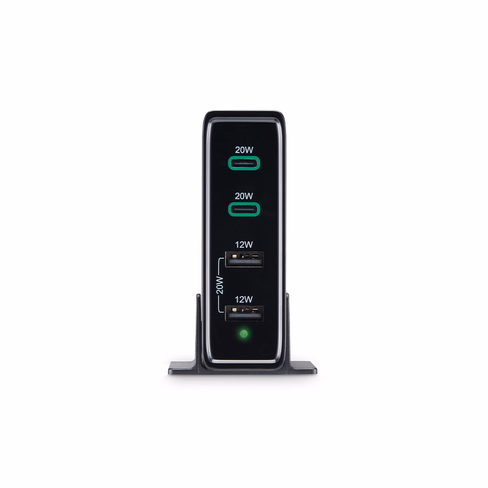 Hálózati töltő HAMA 2xUSB/2xUSB-C 60W fekete Hálózati töltő HAMA 2xUSB/2xUSB-C 60W fekete