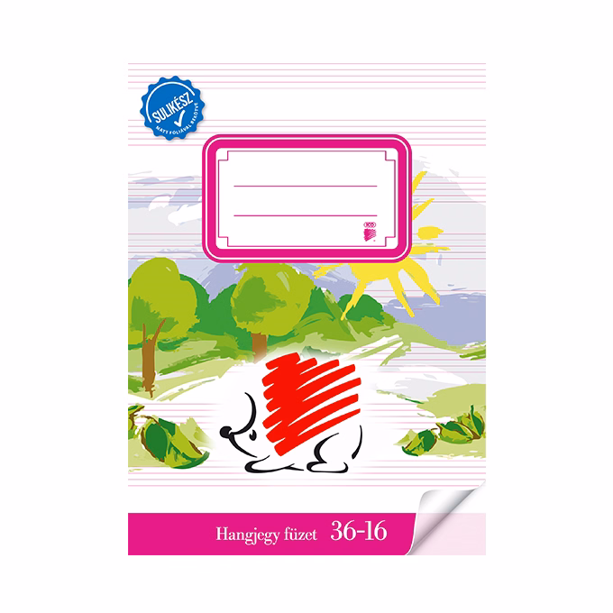 Hangjegyfüzet ICO Süni A/5 36-16 bekötött sulikész