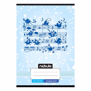 Hangjegyfüzet NEBULO A/5 16 lapos 36-16 Mix 16 darabos