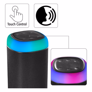 Hangszóró HAMA Shine 2.0 Bluetooth 30W RGB LED fekete