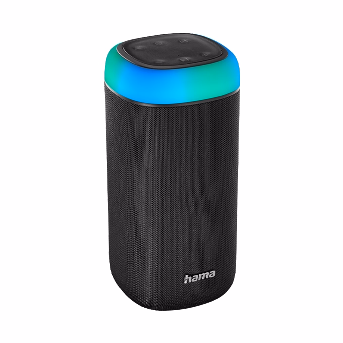 Hangszóró HAMA Shine 2.0 Bluetooth 30W RGB LED fekete