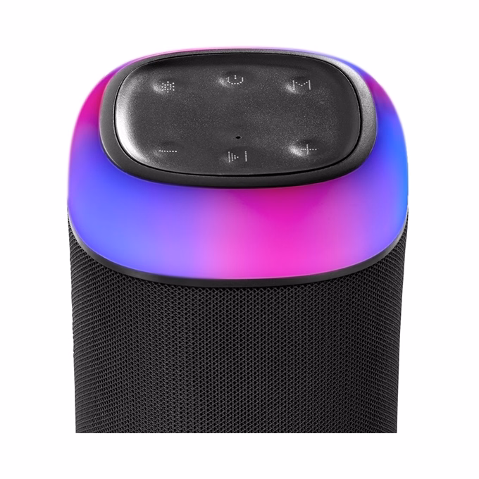 Hangszóró HAMA Shine 2.0 Bluetooth 30W RGB LED fekete