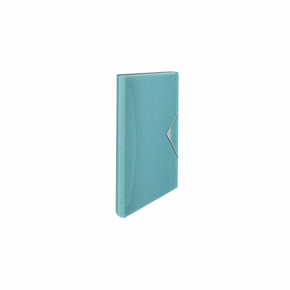 Harmónika mappa ESSELTE Colour Breeze A/4 PP 6 rekeszes kék