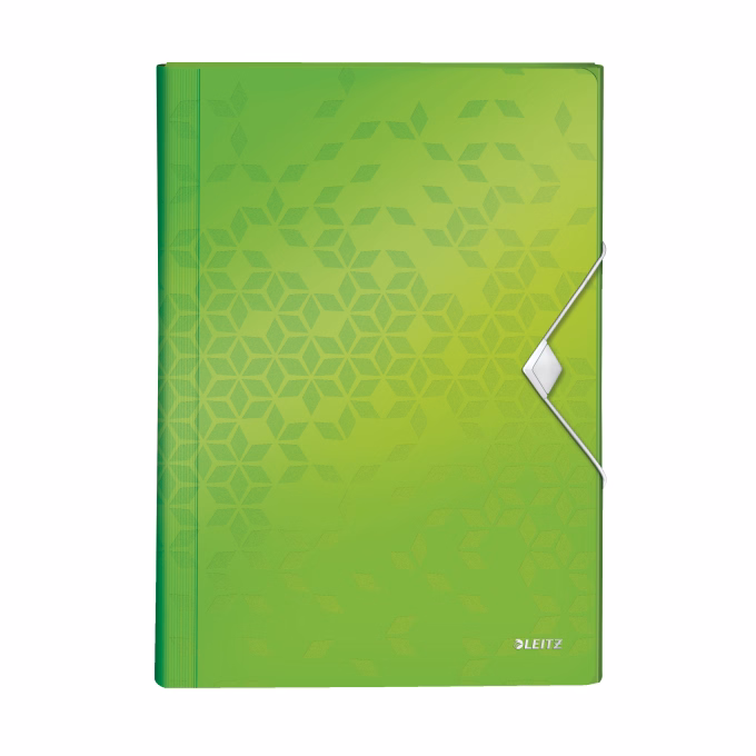 Harmónika mappa LEITZ Wow A/4 6 műanyag rekeszes zöld Harmónika mappa LEITZ Wow A/4 6 műanyag rekeszes zöld