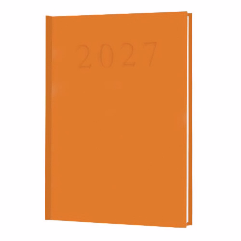 Határidőnapló A/5 napi narancssárga műbőr 2027