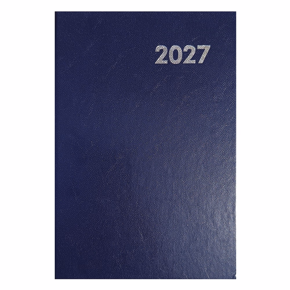 Határidőnapló ALISCA A/5 napi fehér lapos kék 2027