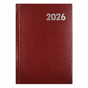 Határidőnapló ALISCA B/6 heti fehér lapos bordó 2026. Határidőnapló ALISCA B/6 heti fehér lapos bordó 2026.