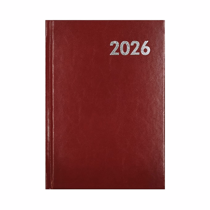 Határidőnapló ALISCA B/6 heti fehér lapos bordó 2026. Határidőnapló ALISCA B/6 heti fehér lapos bordó 2026.