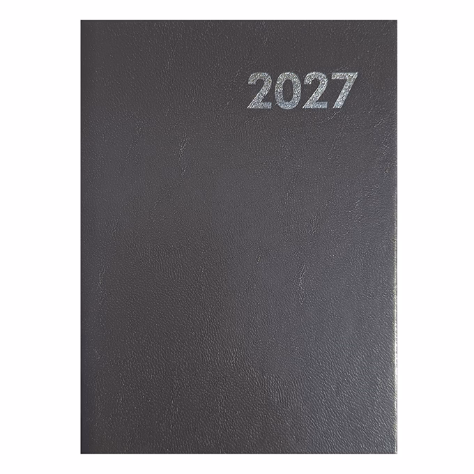 Határidőnapló ALISCA B/6 heti fehér lapos szürke 2027