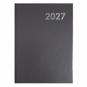 Határidőnapló ALISCA B/6 napi fehér lapos szürke 2027