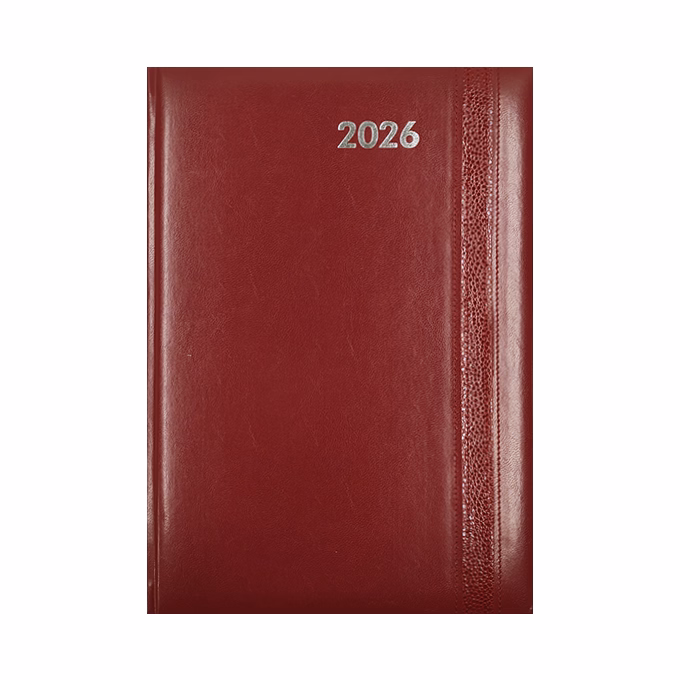 Határidőnapló ALISCA Rebel varrott A/4 heti fehér lapos bordó 2026. Határidőnapló ALISCA Rebel varrott A/4 heti fehér lapos bordó 2026.