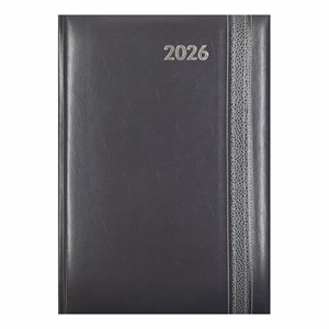 Határidőnapló ALISCA Rebel varrott A/4 heti fehér lapos szürke 2026.