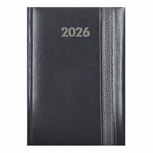 Határidőnapló ALISCA Rebel varrott A/5 napi fehér lapos szürke 2026. Határidőnapló ALISCA Rebel varrott A/5 napi fehér lapos szürke 2026.