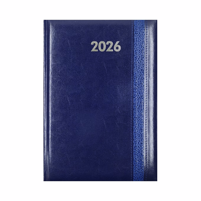 Határidőnapló ALISCA Rebel varrott B/5 heti fehér lapos kék 2026.