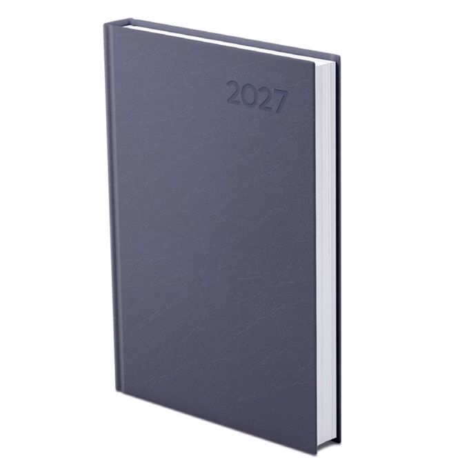 Határidőnapló A/5 napi középkék műbőr 2027