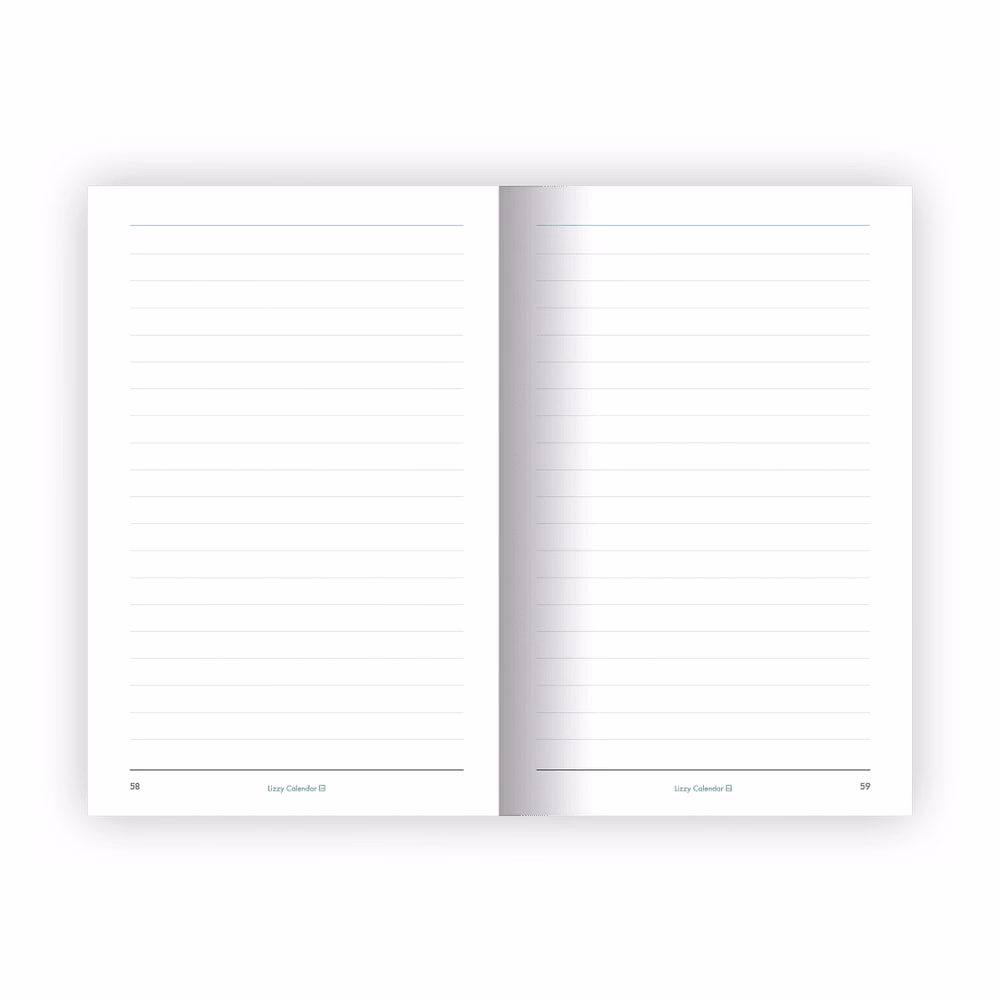 Határidőnapló LIZZYCALENDAR A/6 heti tűzött Amazing 2027