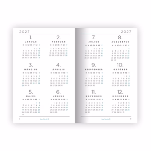 Határidőnapló LIZZYCALENDAR A/6 heti tűzött Great 2027