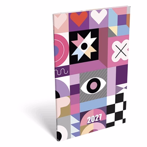 Határidőnapló LIZZYCALENDAR A/6 heti tűzött Superb 2027