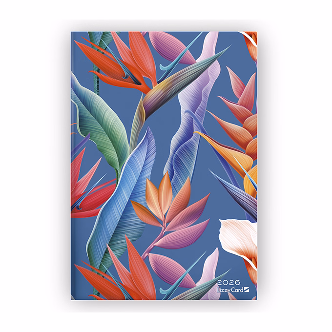 Határidőnapló LIZZY CARD B/5 heti szivacsos Calla lily 2026.