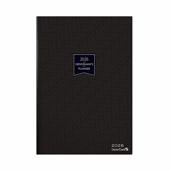 Határidőnapló LIZZY CARD B/5 heti szivacsos For Men 2026.
