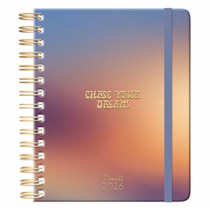 Határidőnapló PLANALL Classic B/5 heti spirálos keményfedelű gumis Chase 2026.