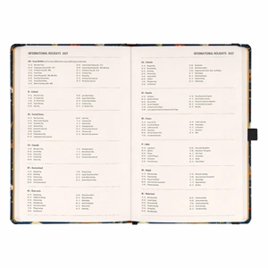 Határidőnapló REALSYSTEM 130x210 mm 2 hét oldalpáronként sárga lapos Harry Potter - Hogwarts 2027
