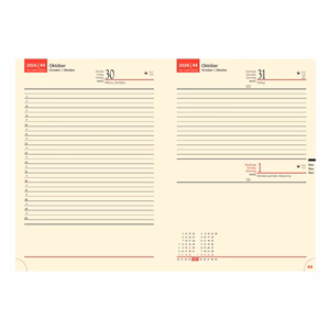 Határidőnapló REALSYSTEM Bolero A/5 napi sárga lapos szürke 2026.