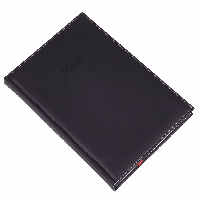 Határidőnapló REALSYSTEM Bolero B/5 napi sárga lapos fekete 2026. Határidőnapló REALSYSTEM Bolero B/5 napi sárga lapos fekete 2026.