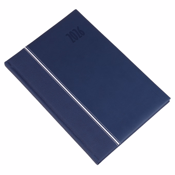 Határidőnapló REALSYSTEM Kensington B/5 heti fehér lapos kék 2026.