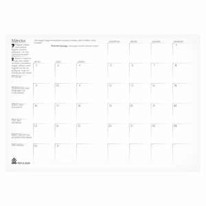 Határidőnapló REALSYSTEM Womanext A/5 heti fehér lapos Fiji Fever 2026.