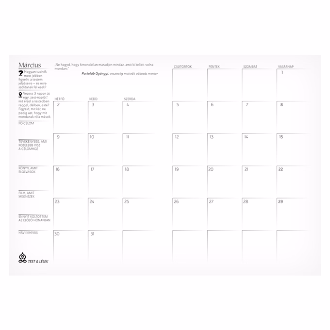 Határidőnapló REALSYSTEM Womanext A/5 heti fehér lapos Fiji Fever 2026.