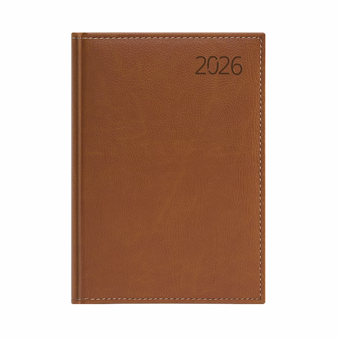 Határidőnapló TOPTIMER Business B011 B/5 heti sárga lapos barna 2026.