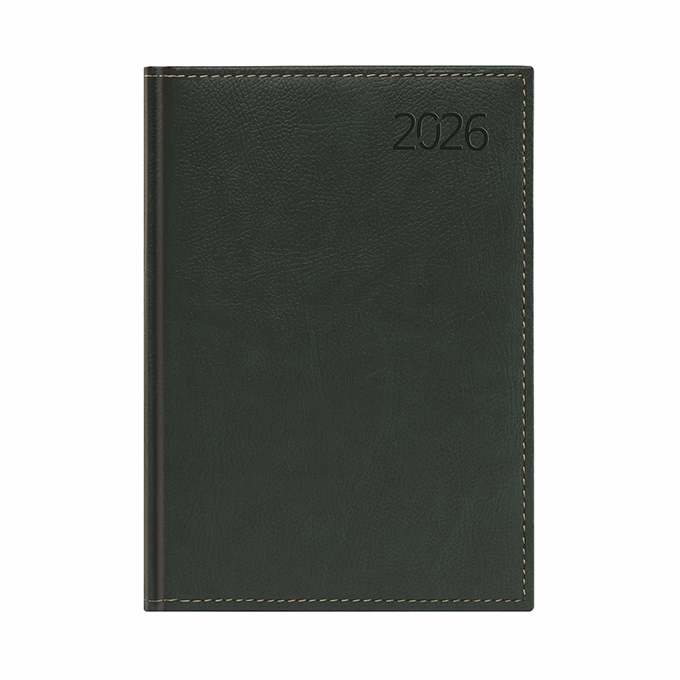 Határidőnapló TOPTIMER Business B021 A/5 napi sárga lapos zöld 2026.