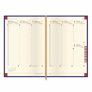 Határidőnapló TOPTIMER Classic C011 B/5 heti sárga lapos bordó 2026.