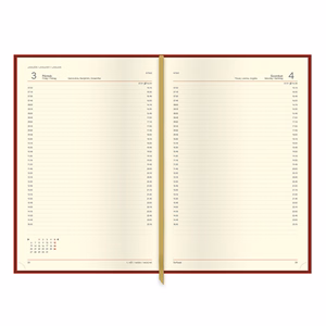 Határidőnapló TOPTIMER Classic C020 B/5 napi sárga lapos kék 2026.