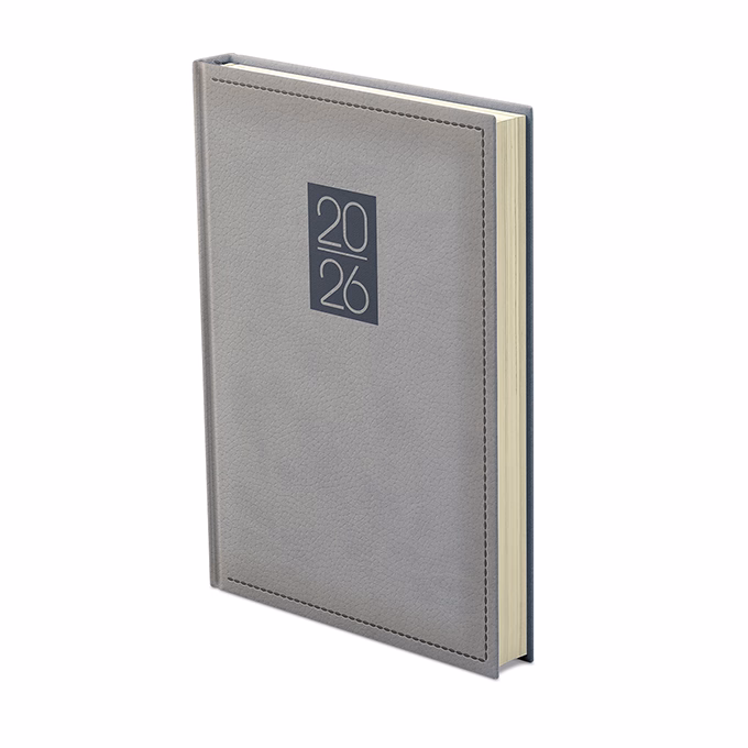 Határidőnapló TOPTIMER Classic C021 A/5 napi sárga lapos szürke 2026.